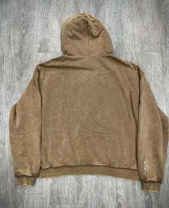 Sudadera con Capucha Personalizada para Hombre, Color Sólido, Impresión Personalizada, Algodón Puro, Tela Cómoda y Agradable al Tacto, Estilo Invernal, Protección Solar - Product Image 4