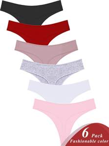 Culotte string pour femme Gentle Embrace, en coton doux et extensible, tissu respirant, ajustement fluide, couvrance complète, confort quotidien. - Product Image 6