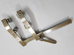 Retractor de esternón Morse torácico cardiovascular quirúrgico de alta calidad con 4 cuchillas móviles de Surgiright Instrument - Product Image 3