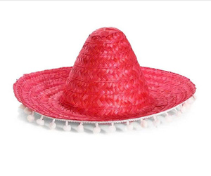 Sombrero de paja personalizable de ala ancha para uso promocional - Product Image 6