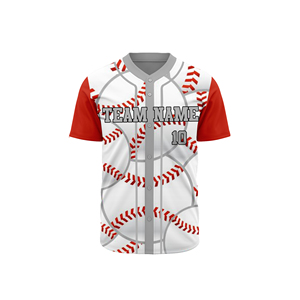Maillot de baseball personnalisé, broderie, maillot en polyester vierge, taille plus, maillots de softball pour impression par sublimation - Product Image 3