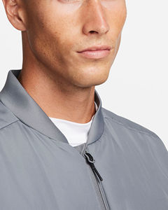 Gilet d'hiver sans manches résistant à l'eau pour hommes avec fermeture à glissière à col montant et 3 poches Vêtements d'extérieur teints en couleur unie - Product Image 3