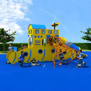 บอร์ด PE สำหรับเด็กในร่มและกลางแจ้งเครื่องเล่นสวนสนุกเด็กอนุบาลสวนสุทธิของเล่นการ์ตูนสีแดง - Product Image 5