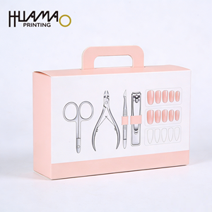 กล่องชุดทำเล็บปลอมสำเร็จรูป Huamao กล่องของขวัญพร้อมช่องใส่สำหรับขายปลีก กล่องบรรจุภัณฑ์กระดาษรักษ์โลก กล่องของขวัญ - Product Image 1