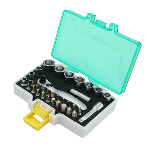 33-Piece Chrome Vanadi tay ổ cắm và tuốc nơ vít Bit <span class=keywords><strong>Set</strong></span> với bit chủ OEM tùy chỉnh - Product Image 1