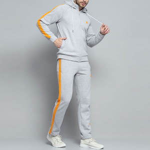 Comfortable Stuff Professional Logo Design Men Tracksuit Classic Look Hot <b>Sale</b> Cotton Fleece Made Men Sweat Suit - Product Image 2