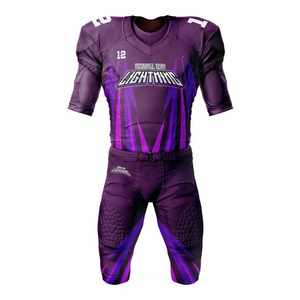 Maillots de football américain 2026 à manches courtes, nouveaux designs, respirants et grandes tailles - Product Image 1