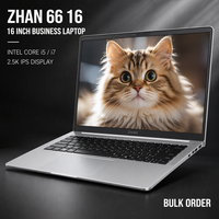 Laptop Bisnis 16 Inci ZHAN 66 Intel Core i5 i7 Layar IPS 2560x1600 SSD 1TB Notebook Kantor untuk Pemesanan Grosir Perusahaan