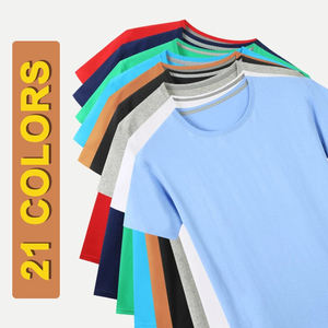 Vente en gros 100% coton T-shirt unisexe T-shirt surdimensionné uni à épaules tombantes personnalisé 250 GSM T-shirt de haute qualité - Product Image 1