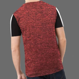 Camisetas de punto de poliéster 100% de alta calidad 220 gramos sólido Vintage logotipo personalizable transpirable camisetas ecológicas para hombres - Product Image 5