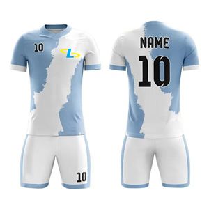 Uniforme de Fútbol para Hombre de Último Estilo con Servicio OEM Personalizado y MOQ Bajo / Uniforme de Fútbol para Hombre con Nombre de Equipo Personalizado de Alta Calidad - Product Image 1
