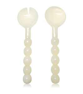 Juego de Cubiertos de Resina Modernos para Ensalada, Cuchara y Tenedor Decorativos, Utensilios de Servir Hechos a Mano para Cocina, Fiestas, Ecológicos - Product Image 1