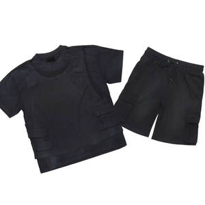 Conjunto de Camiseta y Pantalones Cortos para Hombre, Ropa Deportiva Cómoda de Dos Piezas para el Hogar, Gimnasio y Fitness - Product Image 6