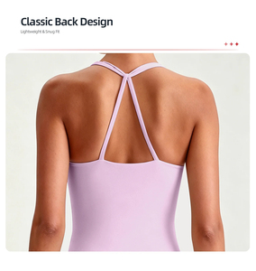 Ensemble de yoga sans couture pour femme, 2 pièces : Leggings taille haute et débardeur froncé à dos croisé, couleur unie, tenue de sport - Product Image 4