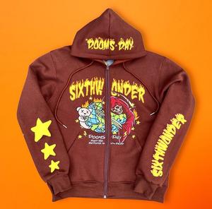 Vêtements personnalisés Streetwear Ensemble de pantalons de survêtement et sweats à capuche Survêtements surdimensionnés Unisexe Hommes Sweat à capuche Pantalon de survêtement lourd Ensemble ample - Product Image 2