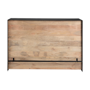 Armoire bar en bois de manguier et métal - Product Image 5