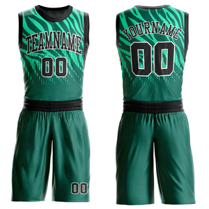 Conjunto de Uniforme de Baloncesto Sublimado de Alta Calidad, Jersey sin Mangas con Cuello Redondo y Pantalones Cortos, Uniforme de Baloncesto Personalizado - Product Image 3