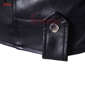 Manteaux en Cuir Personnalisés avec Logo et Design Sur Mesure pour Hommes, Blousons d'Hiver à la Mode pour Hommes - Product Image 5