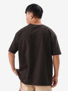 เสื้อยืดคอกลมผ้าคอตตอน250-300กรัมสำหรับผู้ชายเสื้อยืดคอกลมไซส์ใหญ่พิเศษน้ำหนักมาก - Product Image 5