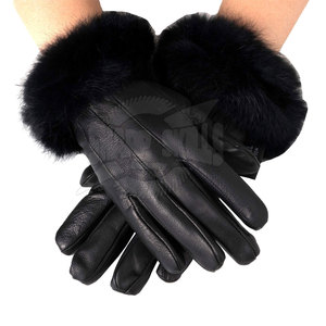 ถุงมือหนังแฟชั่นน้ำหนักเบาสำหรับฉากลำลองในฤดูหนาววัสดุทนทานสีและโลโก้ตามสั่ง - Product Image 4