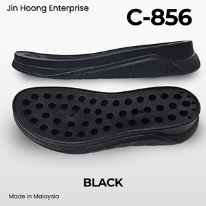 Jin Hoong [C856] Zapatos de Mujer con Suela Ultraligera de PVC Negro con Función Antideslizante Duradera - Negro - Product Image 2
