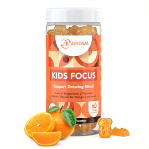 Gomitas de Magnesio para Niños a Precio de Fábrica, Vitaminas Omega 3 y Zinc, Apoya la Función Cerebral Infantil, Energía y Concentración Saludables - Product Image 1