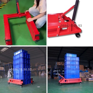 Chariots à trois roues industriels réglables pour paniers et caisses, capacité de charge de 200 kg à 300 kg - Product Image 5