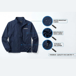 Wholesale Custom Lightweight Windbreaker <b>Jacket</b> for <b>Men</b> Breathable Mesh <b>Lined</b> Running Top Water Plus Size Hoodies Sweatshirts - Product Image 2