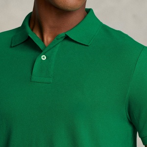 Vente en gros de polos vintage avec logo personnalisé performance coupe régulière sécurité couleurs à séchage rapide polos pour hommes - Product Image 5