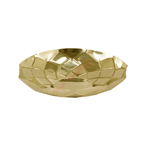 Accessoires de vaisselle en métal en acier moderne de haute qualité plateau de table de l'exportateur plateaux de serveurs de fruits décoratifs bols à Dessert plats - Product Image 1