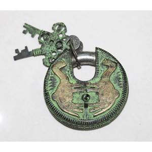 Candado Funcional de Latón Rectangular Verde Impermeable con Llaves Iguales para Equipaje - Product Image 2