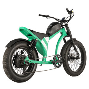 2000W Retro Stijl Elektrische Motorfiets Voor Volwassenen 60V 20ah Batterij Dual Vering Off-Road Mogelijkheden Fat Bike Elektromotor - Product Image 5