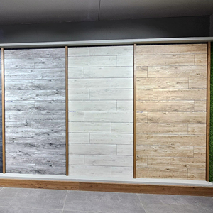 กระเบื้องไม้กระดานขนาด200x1200มม. กระเบื้องปูพื้นลายครามเคลือบกระเบื้องพอร์ซเลนขัดเงา - Product Image 1