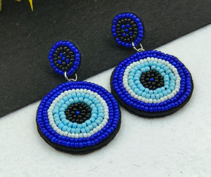 Boucles d'oreilles perlées faites à la main, motifs soleil personnalisés, multi-perles, pour femmes, bijoux de fête, au meilleur prix - Product Image 5