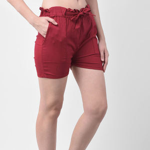 High Quality Women's Gym Shorts Butt Lifting Design Sexy Seamless Washed Fabric Nonwoven Pocket Summer Workouts Board <b>Drawstring</b> - Product Image 2