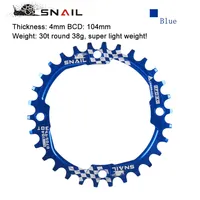 Fabricante de China Hollow Super Sell Crank Set Componentes de bicicleta Platos 104BCD Mtb Bielas de bicicleta Crank Arm Chain Ring