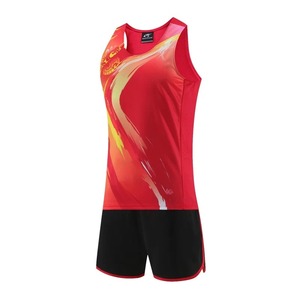 Camiseta de fútbol, conjuntos de pista y campo para hombres, mujeres, niños y niñas, chaleco fino para correr, pantalones cortos, chándal de maratón de secado rápido, ropa deportiva - Product Image 4