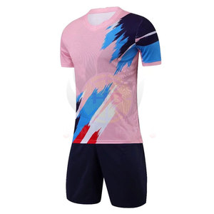 Camiseta de Entrenamiento de Fútbol para Adultos de Diseño de Fabricante de Alta Gama, Uniformes de Fútbol Transpirables de Primera Calidad 100% Poliéster HB SPORTS con Cuello en V - Product Image 2