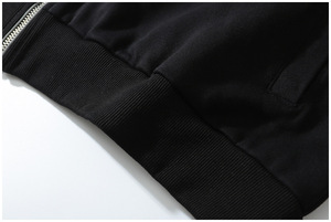 Mens Streetwear Zip Hoodie Y2k Custom Brand Logo Heavyweight Oversized Full Zip up Hoodie - Product Image 6