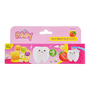 Pasta de dientes para niños Nueva 6 meses para niños bebé a niños fresa 50g para uso doméstico limpieza química básica FO'U - Product Image 3