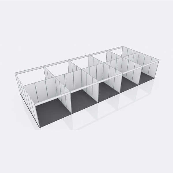Modular Shell Scheme Stand 3m*6m for Exhibition Organizer