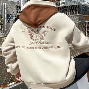 Sweats à capuche unisexe avec impression personnalisée pour hommes haute qualité, respirant, 100% polyester, coupe ample, poche kangourou avant en polaire pour gym et fitness - Product Image 5