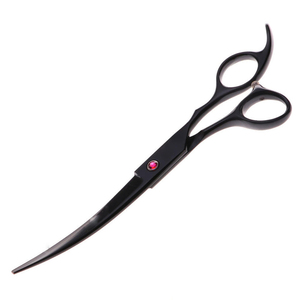 Gran oferta, juego de tijeras de acero inoxidable para el cuidado de mascotas | Juego de tijeras profesionales rectas curvas para el cuidado de mascotas para perros - Product Image 5