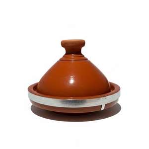Tajine marocain authentique fait main en céramique, pot de cuisson traditionnel pour four et cuisinière, résistant à la chaleur, écologique pour cuisines - Product Image 1
