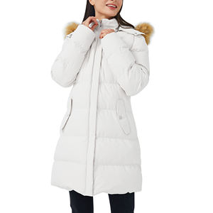 Vente en gros OEM ODM de vestes parka matelassées personnalisées pour femmes veste d'hiver bouffante avec capuche bulle veste parka épaisse et chaude - Product Image 3