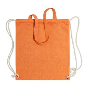 Borsa in Cotone Riciclato Holbery, Zainetti Ecologici per Promozioni, Stile con Coulisse - Product Image 4