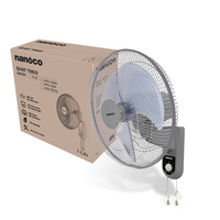 Nanoco NWF1611 Ventilateur mural électrique à lame en plastique de 40cm Nouveau design pour la ventilation de la maison Prêt pour l'exportation