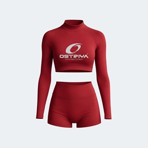 Conjunto Deportivo de 2 Piezas para Mujer con Logotipo Personalizado, Leggings de Cintura Alta Elástica, Ropa de Gimnasio sin Costuras, Conjunto de Yoga de Secado Rápido - Product Image 3