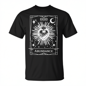 T-Shirt Numerologia dell'Abbondanza Numero Personale 888 Design Croce Invertita Numero Angelico 888 per Stile Personale o Idea Regalo - Product Image 2