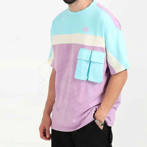 Cómoda camiseta de gran tamaño Camiseta transpirable de tamaño personalizado En stock Hecho en algodón Poliéster Camiseta de gran tamaño - Product Image 2